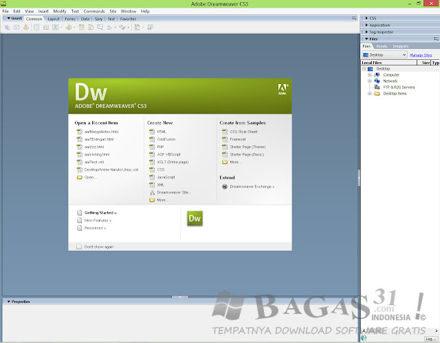 Adobe Dreamweaver CS3 Portable - Download Adobe Dreamweaver CS3 Portable Terbaru - Download Adobe Dreamweaver CS3 Portable Gratis - Adobe Dreamweaver CS3 Portable