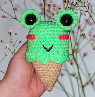 PATRON GRATIS HELADO RANA AMIGURUMI 53064