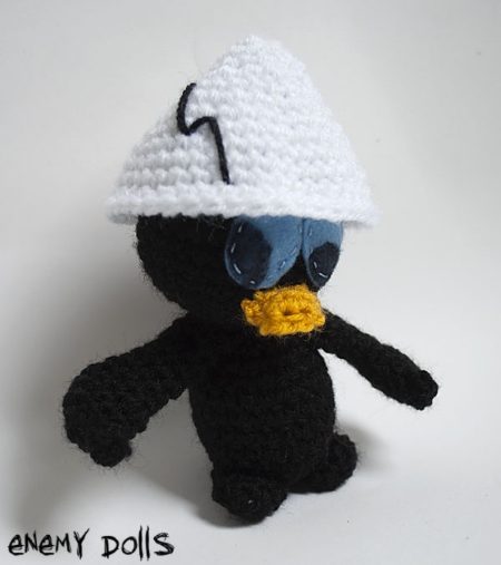 Calimero amigurumi