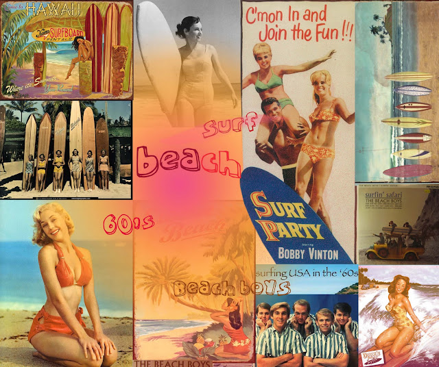 surf vintage collage by xoanyu