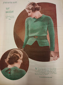 Free 1930's Knitting Pattern - One to Knit & One to Crochet