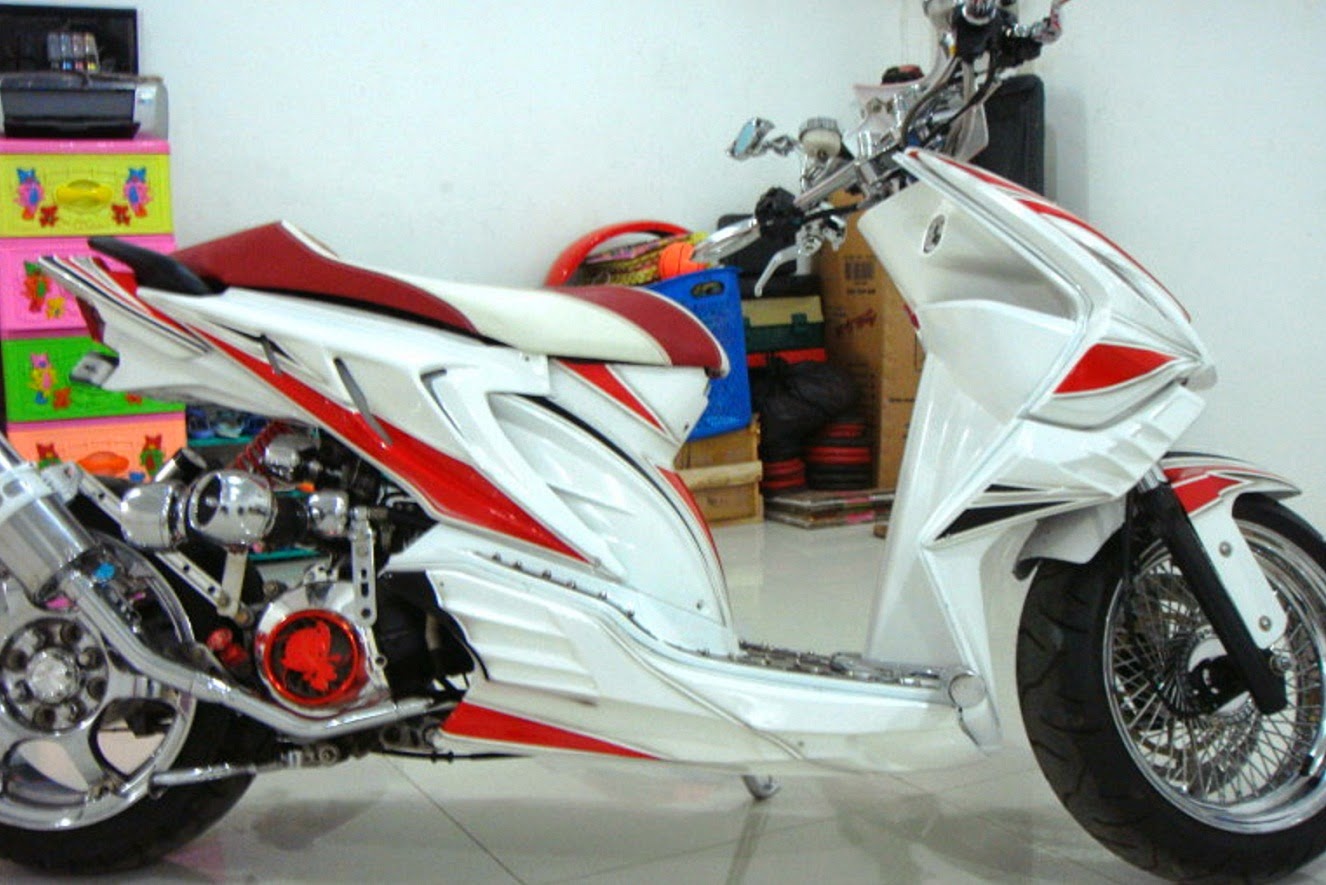 70 Modifikasi Motor Honda Beat Kece Rozic