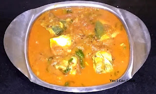 Serving Goan Fish Curry