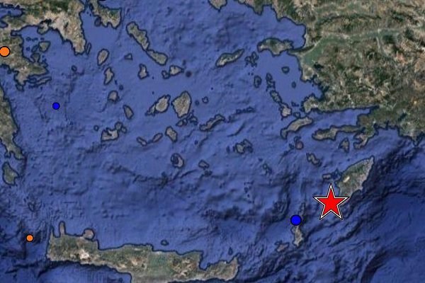 Ισχυρός σεισμός 5,2 Ρίχτερ στη Ρόδο