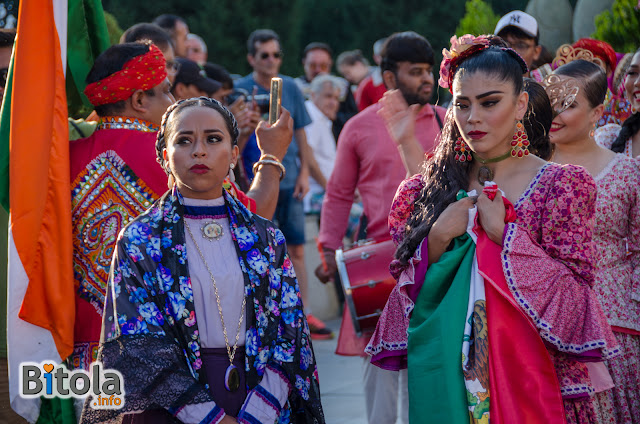 Ilinden Days Ceremony on Shirok Sokak street in Bitola, Macedonia - 27.07.2019