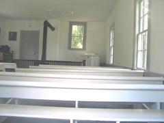 Cape Cod Yarmouthportinside old Kelly church3