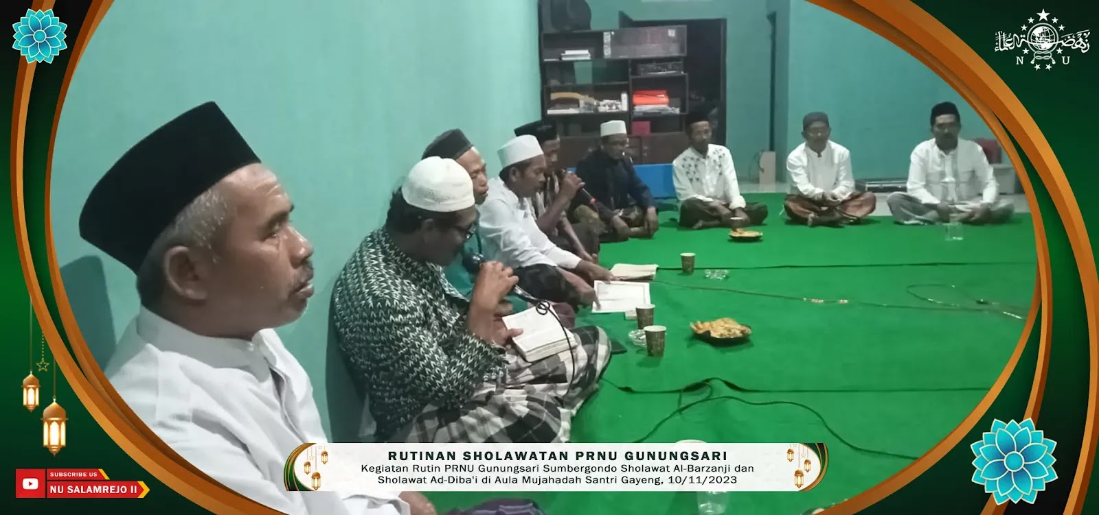 Rutinan Sholawatan PRNU Gunungsari Sumbergondo