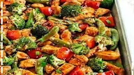 Sheet Pan Sesame Chicken and Veggies