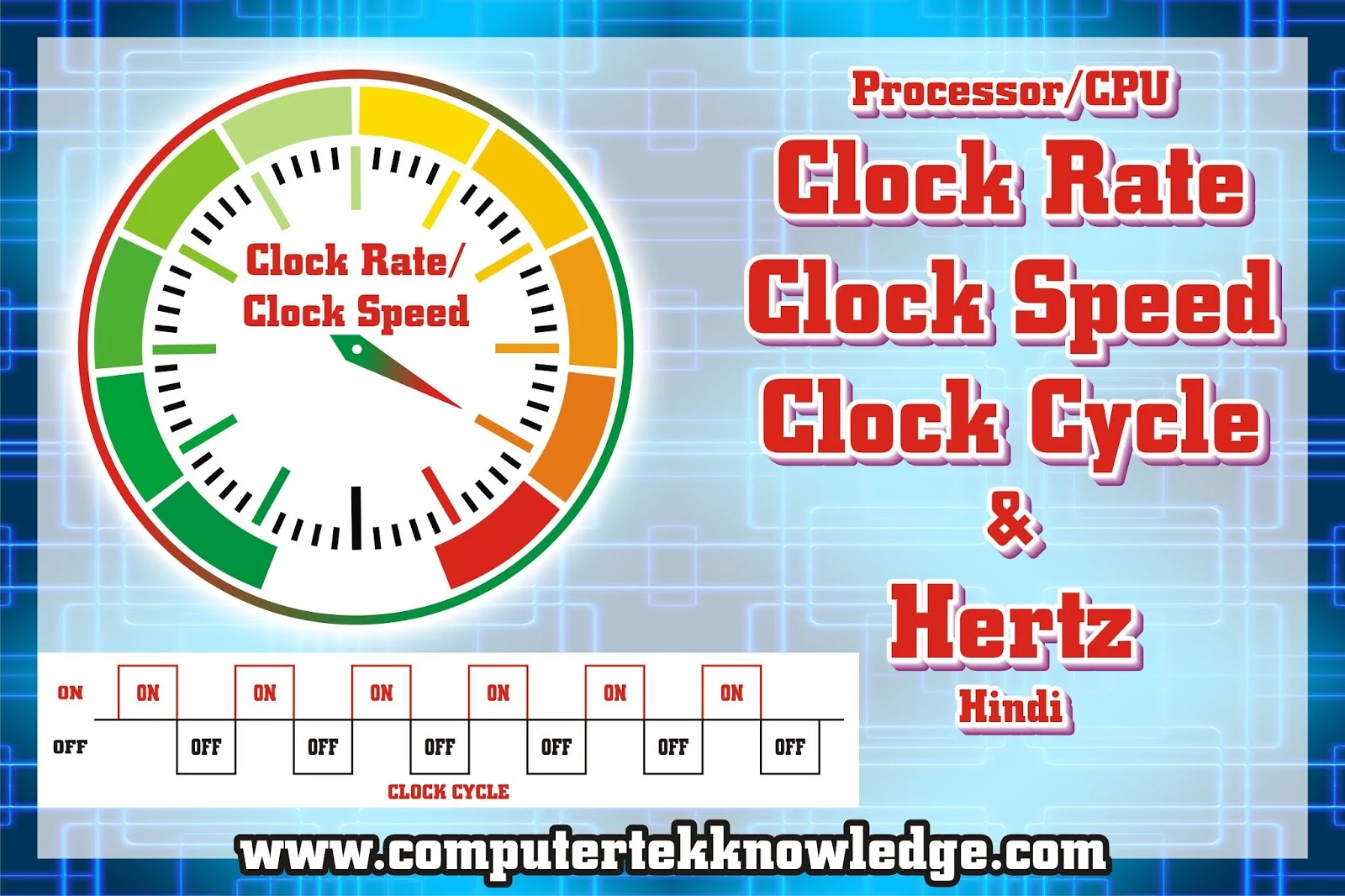 what is CPU-Frequency-Clock-Rate-Clock-Speed-Clock-Cycle-Hertz-Hindi