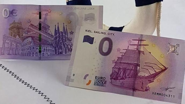 Alemania emite billete de cero euros que se venden en 50 pesos -