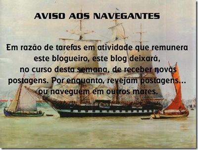aviso aos navegantes