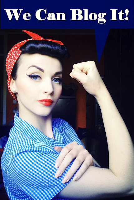 Idda van Munster: Rosie the Riveter hairstyle: We Can Blog It!