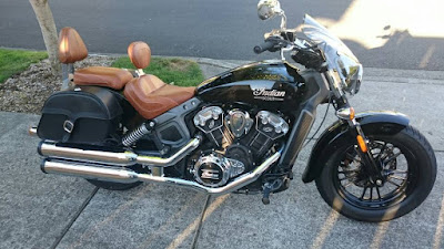 2016 Indian Scout Sixty Cruiser Motorcycle black color