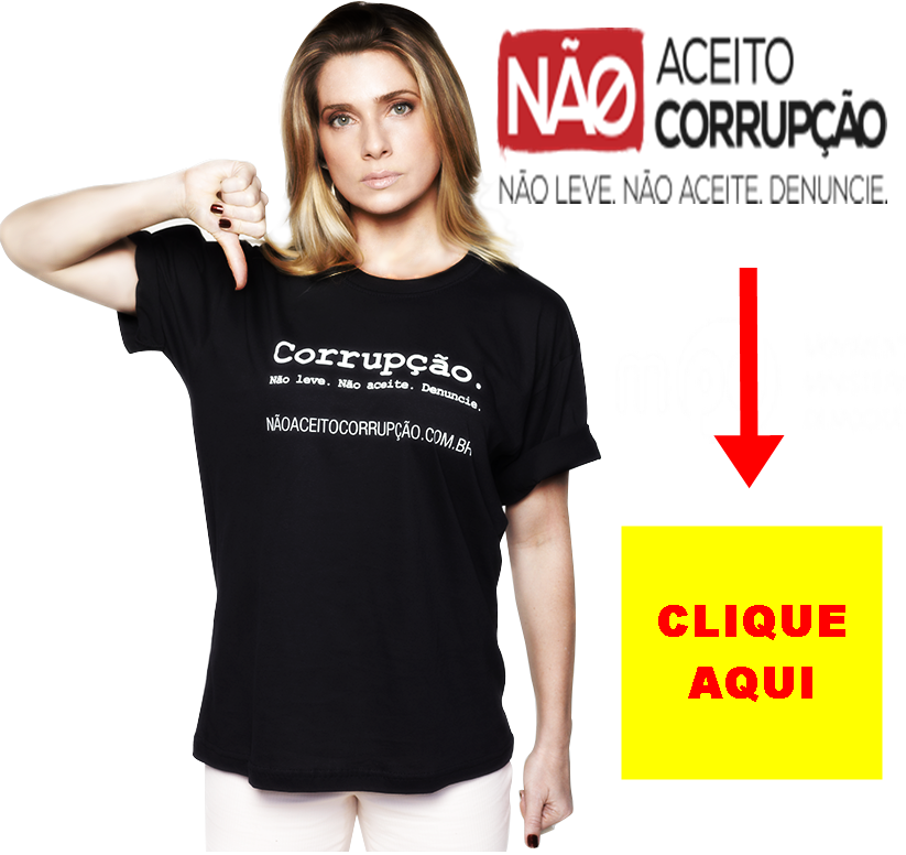 Colabore no combate à corrupção.