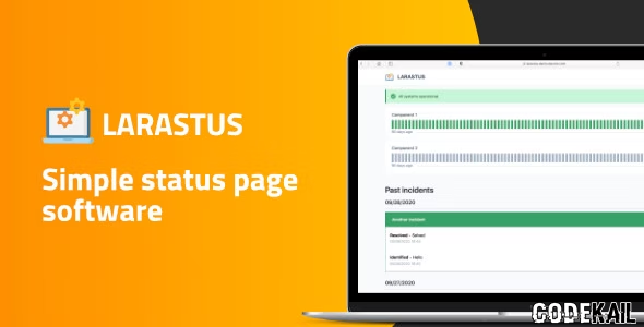 Larastus V2.2.2 - Status Page Software
