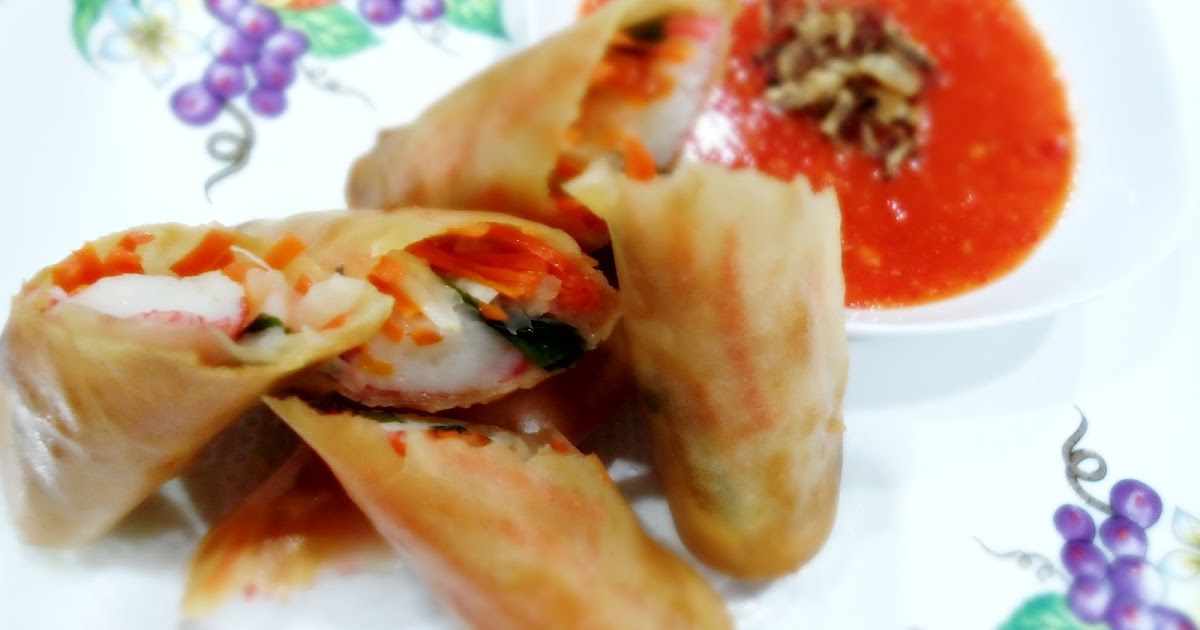 Resepi  Popia Goreng Isi Ketam (^_^)v ~ Hudalululoveyou