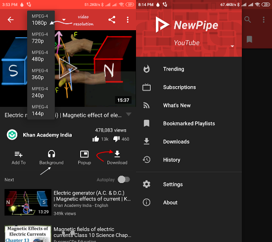 NewPipe YouTube Downloader