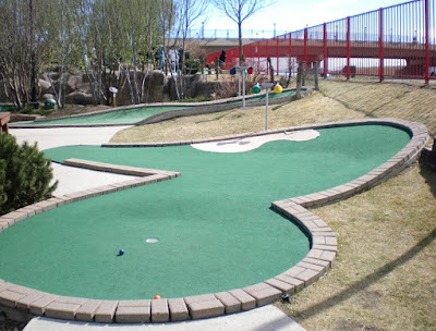 Miniature golf at Boondocks Fun Center in Northglenn, Colorado