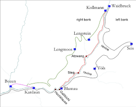 The Kuntersweg and two other ancient roads through the Eisack Valley