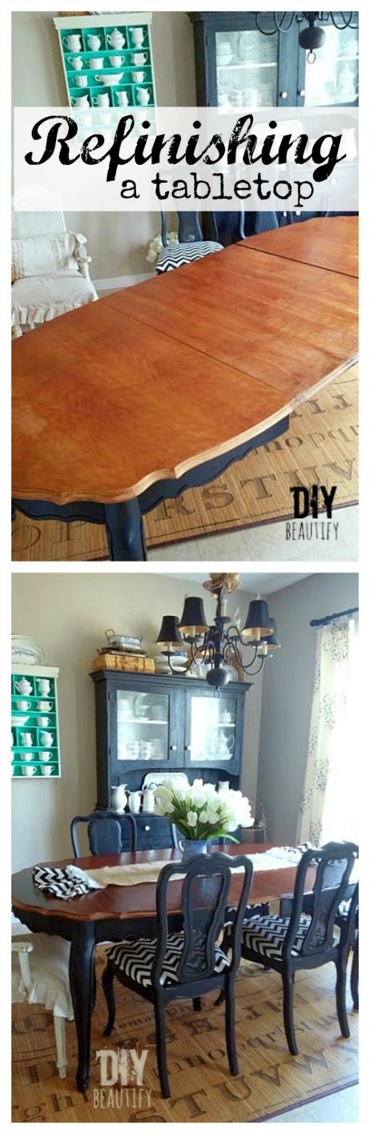 Refinishing A Dining Table DIY Beautify Creating Beauty At Home