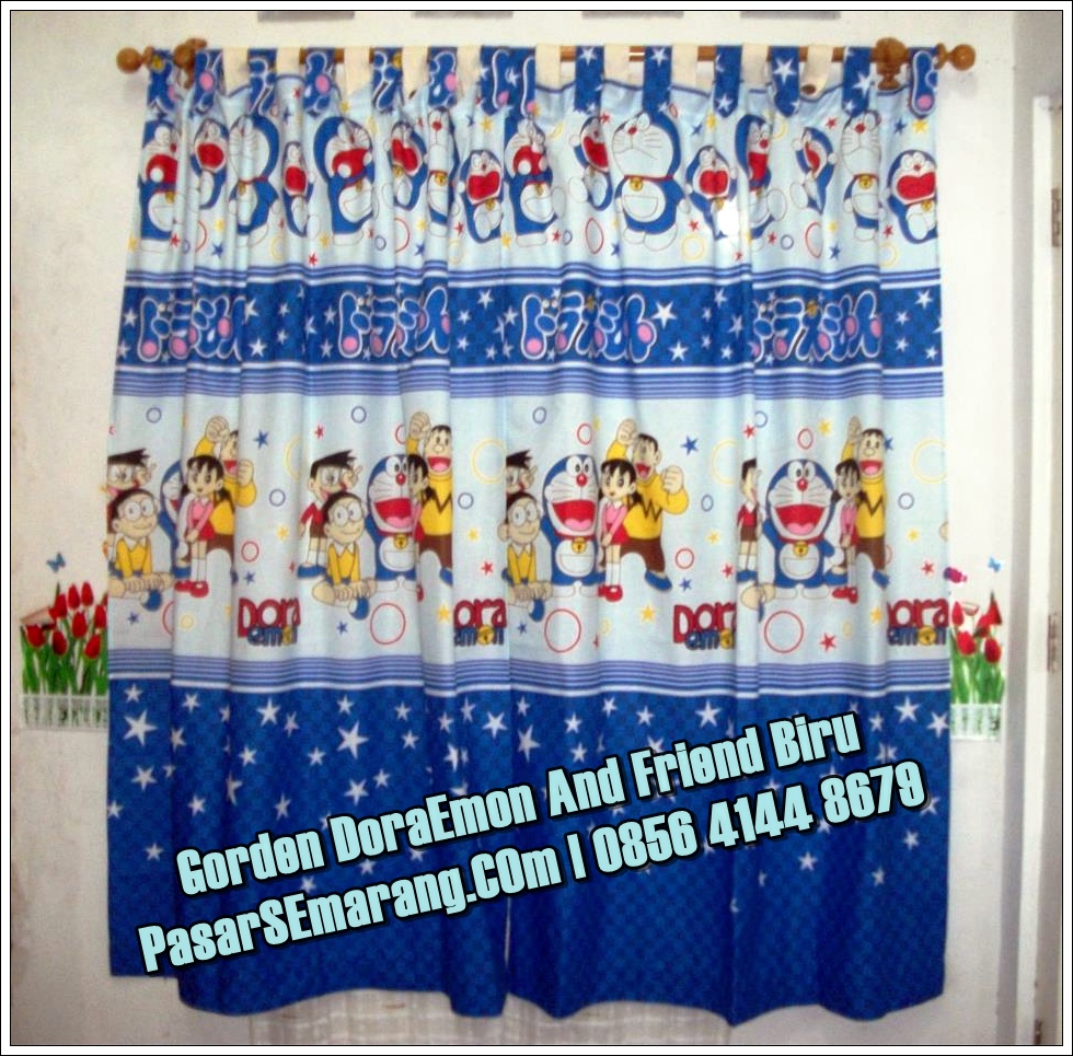 Download 45 Gambar Gorden Motif Doraemon Paling Baru HD