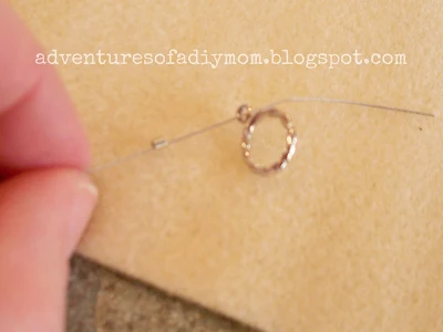 adding wire to toggle clasp