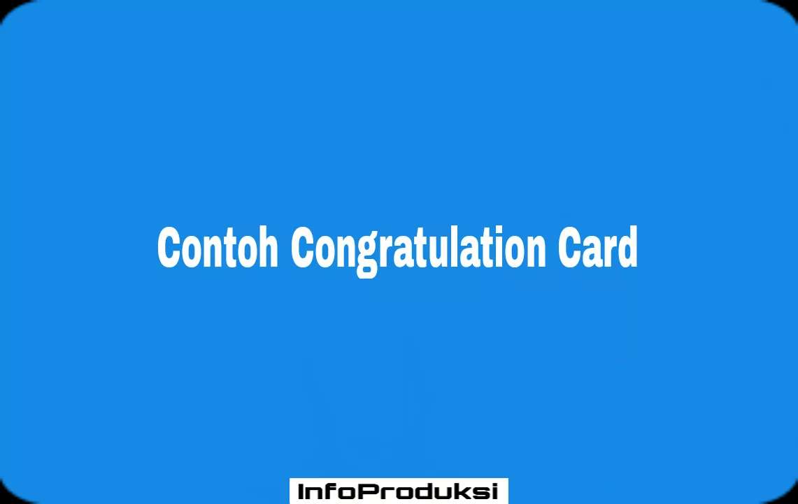 Congratulation Card