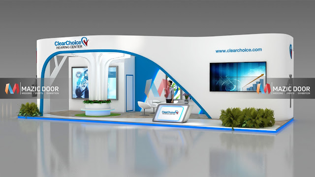 9m by 3m Exhibition stall Design 3