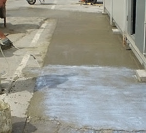 curing of concrete slab