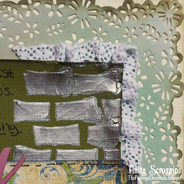 Mixed Media scrapbook background