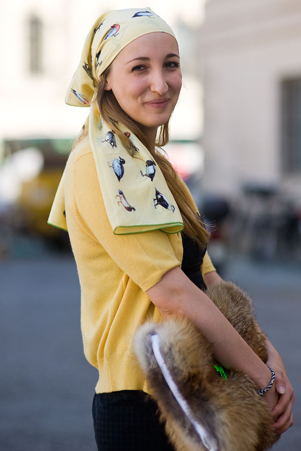 Berlin Fashion Week... Headscarf