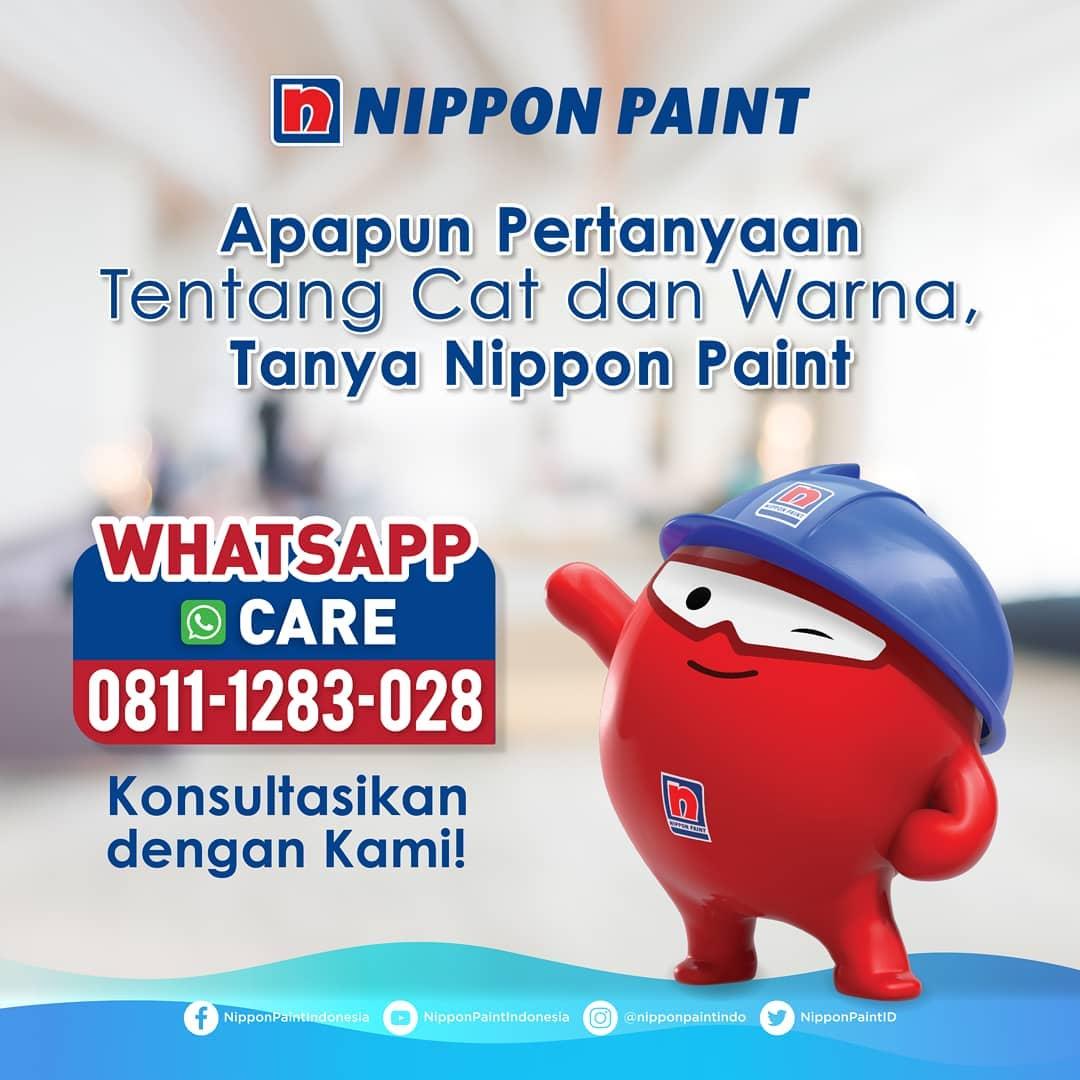 Apapun pertanyaan tentang cat dan warna, konsultasikan saja dengan Nippon Whatsapp Care di 08111283028