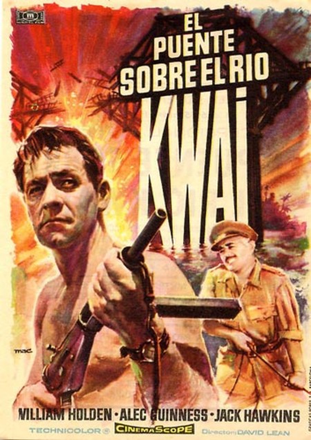 Programa de Cine - El Puente sobre el Río Kwai - William Holden - Alec Guinness