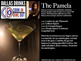 Dallas Drinks: The Pamela - gin, galliano, st. germain, cointreau, grapefruit