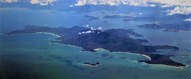 Imagem aérea da Ilha Grande