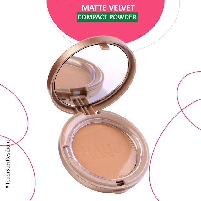 HAUS COSMETICS MATTE VELVET COMPACT POWDER KLIK PADA GAMBAR UNTUK TEMPAHAN