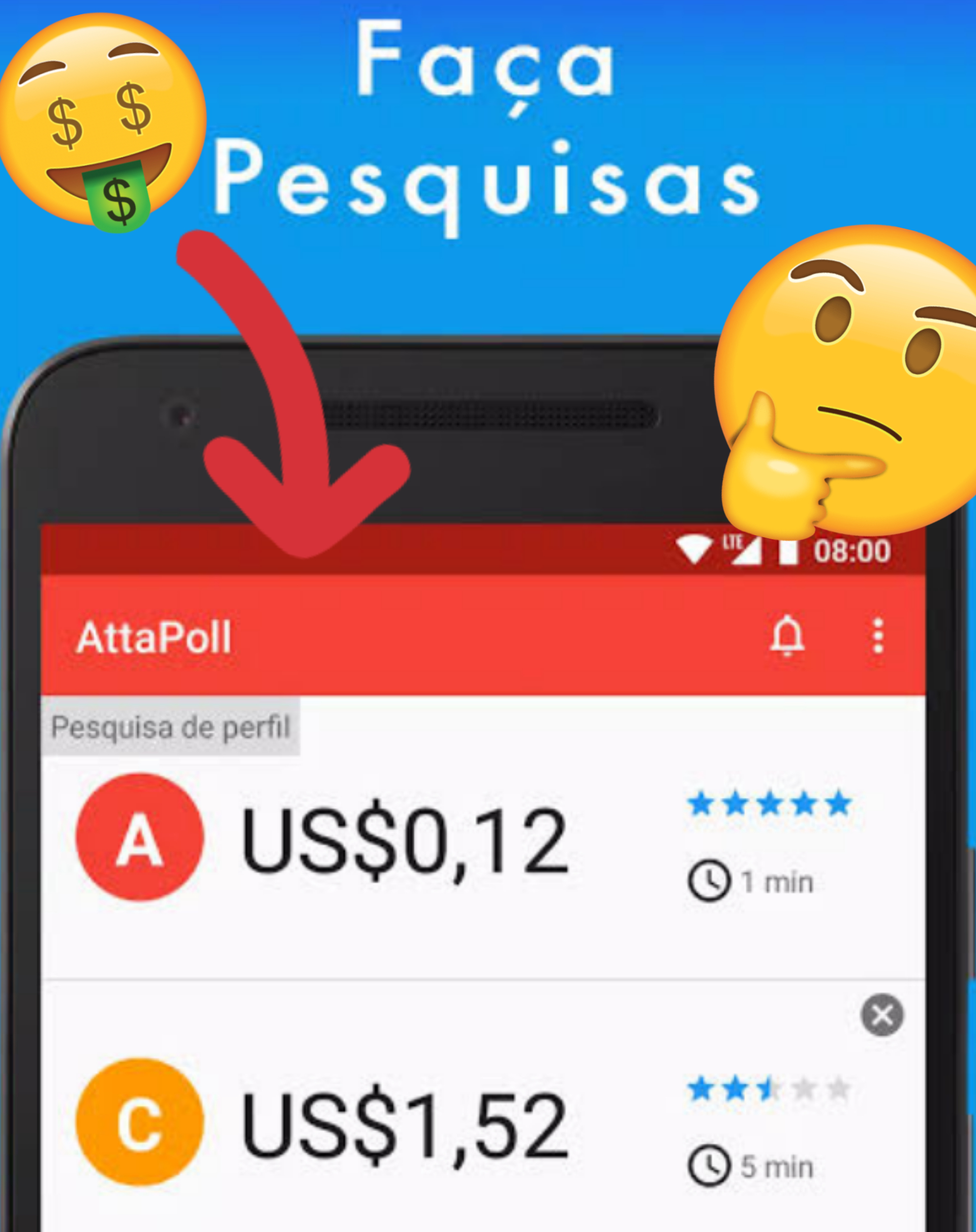 Que tal ganhar em dólar preenchendo formulários com esse aplicativo?