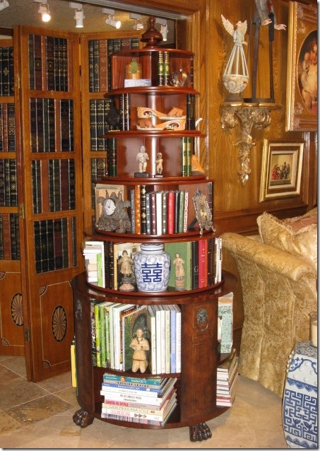 Round Bookcase & Book Screen