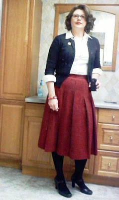 Lilli Ann wool skirt