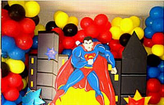 Fiestas Infantiles, Decoracion Superman, Salones