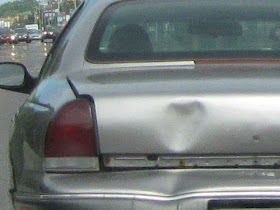 heart shaped dent