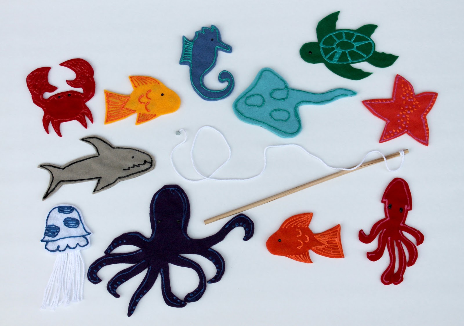 Under the Sea Creature Magnetic Fishing set!