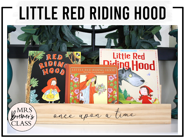 Little Red Riding Hood Fairy Tales activities unit with literacy printables, reading companion activities, and lesson ideas for First Grade and Second Grade