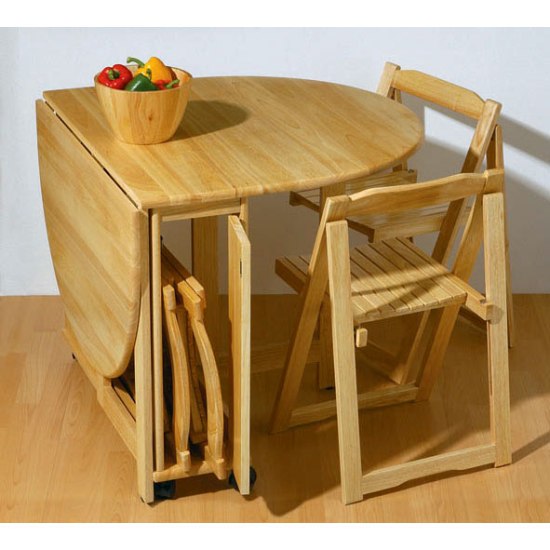 Folding Dining Table With Chairs