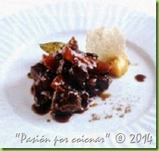 JABALÍ ESTOFADO CON TRUFAS (Aragón)