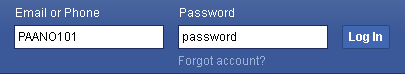 Facebook Password