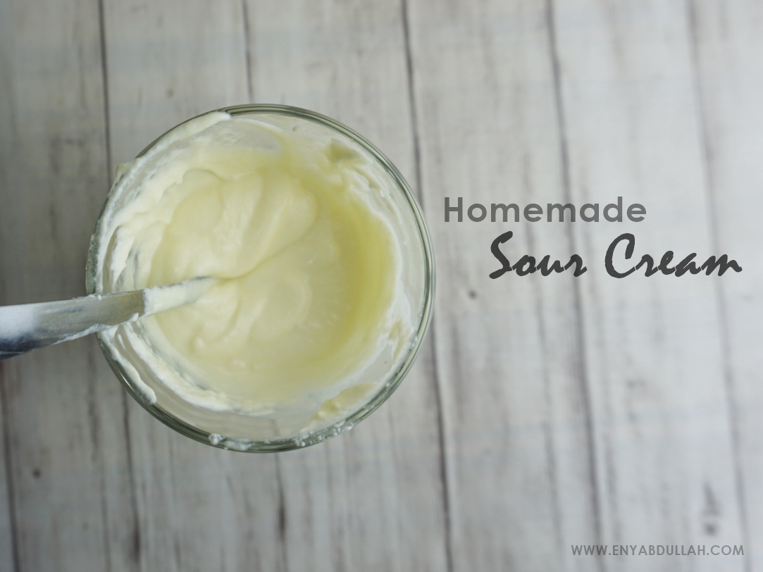 Cara Buat Homemade Sour Cream  EnyAbdullah.Com