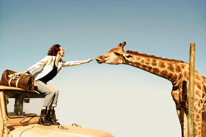 Karen Elson for Louis Vuitton, in South Africa