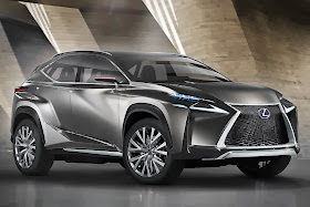 Lexus LF-NX Crossover concept for the Geneva Motor Show 2014