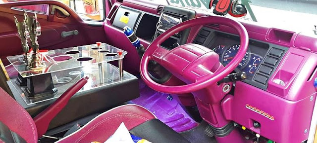 interior truk modifikasi - juara kontes truk